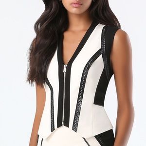 Bebe | Kirstie Contrast Vest